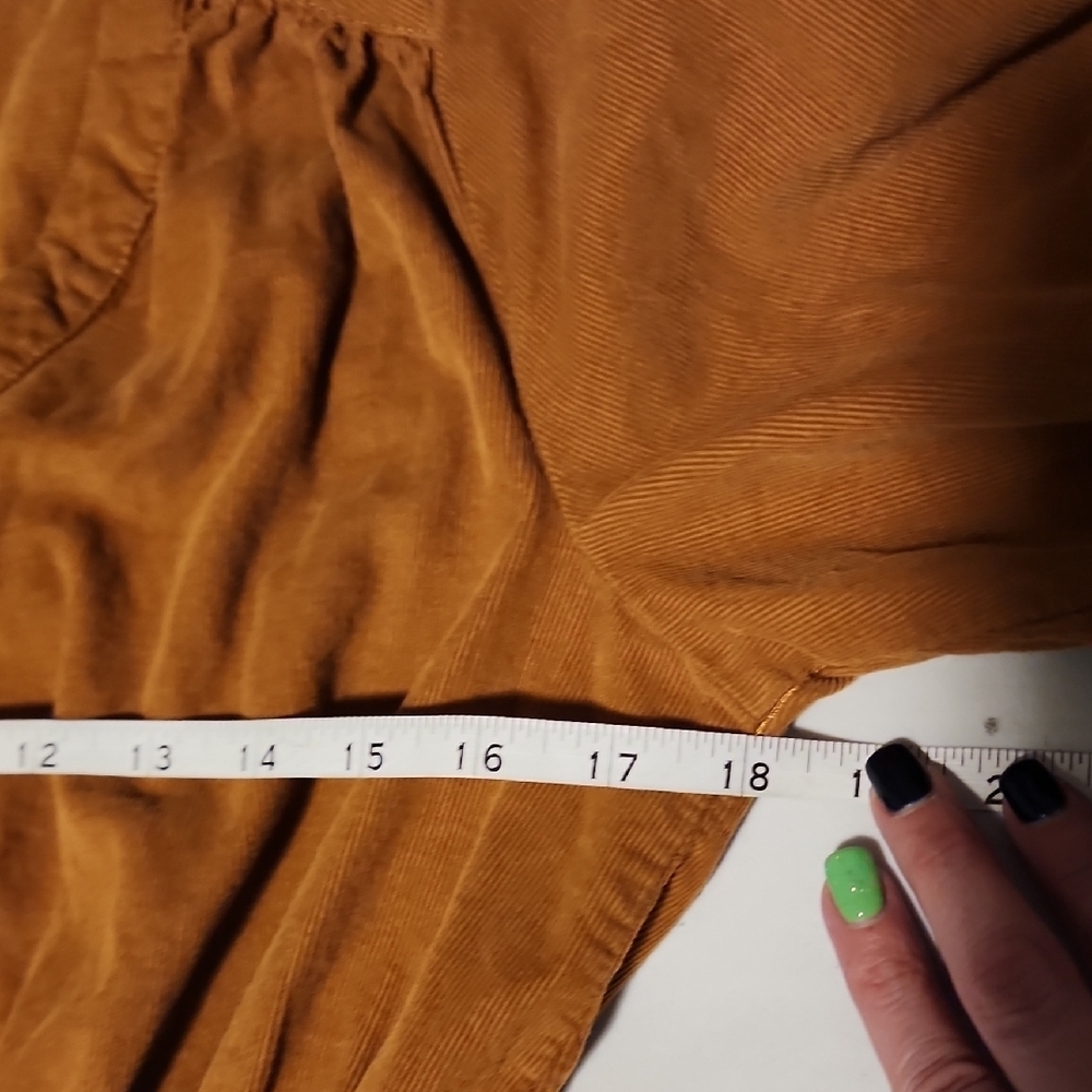 Lucky Brand Brown Mini Dress with Ruffle Hem - Picture 5 of 7